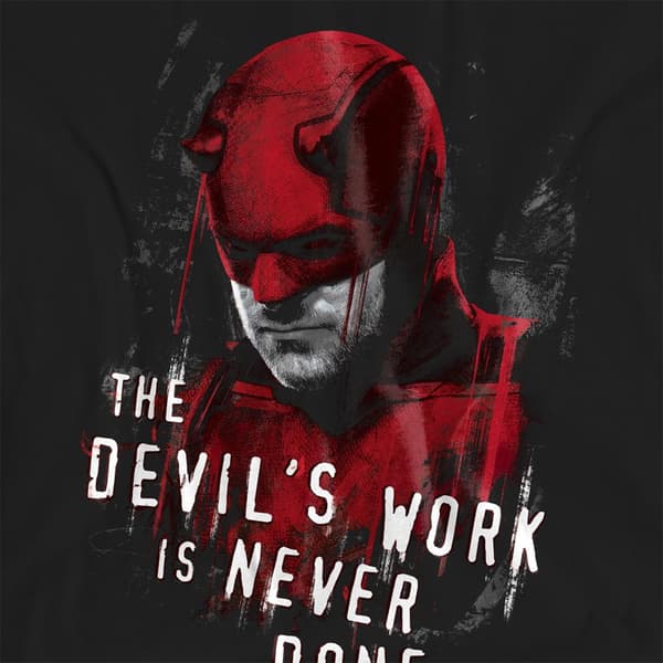 Daredevil Dam/Dam Born Again The Devil´s Work Is Never Done T-shirt