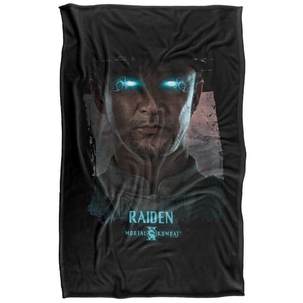 Mortal Kombat 2 Raiden Portrait Soft Touch Blanket