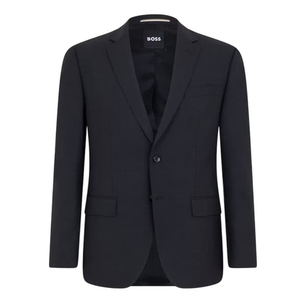 Boss Mens Lapel Collar Suit Jacket