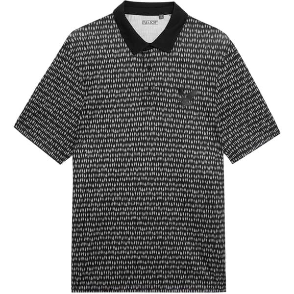 Lyle & Scott Mens Patterned Golf Polo Shirt