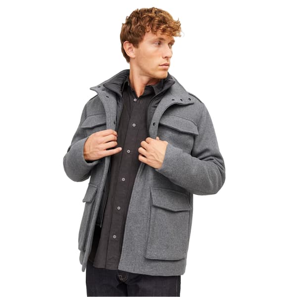 Jack And Jones Mens Alex Multi Pocket Regular Field Jacket