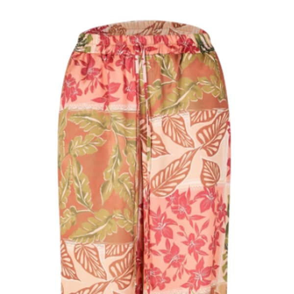 Biba Dam/Kvinnor Patchwork Byxor med vida ben