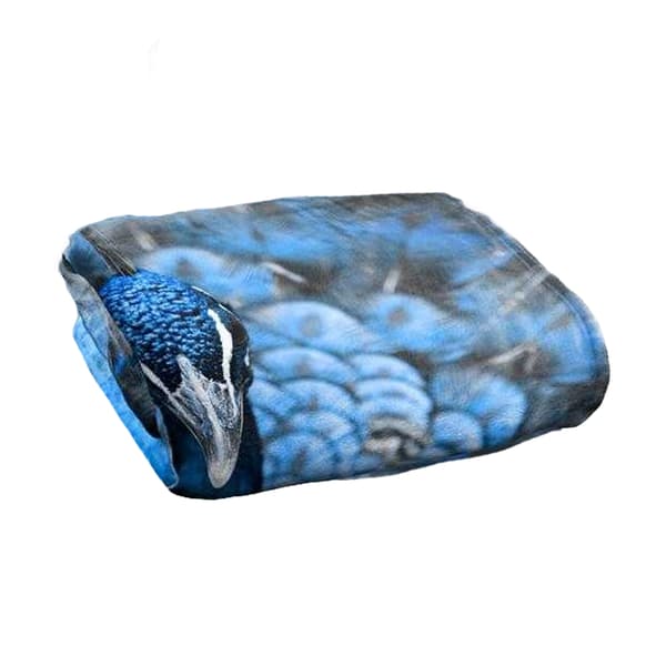 Reinders Silky Peacock Supersoft Blanket