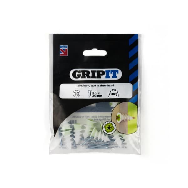 Gripit Twistit Self-drive Plasterboard Fixings