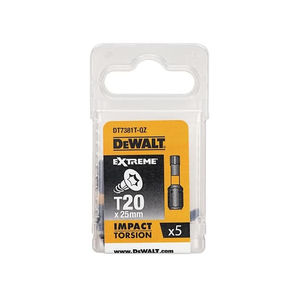 DeWALT Power Tools Torsionsbits til slag, Torx