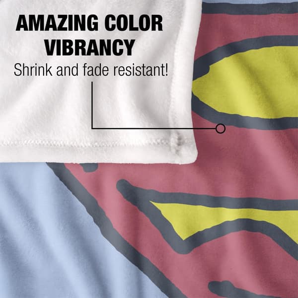 Superman Handritad Logofilt