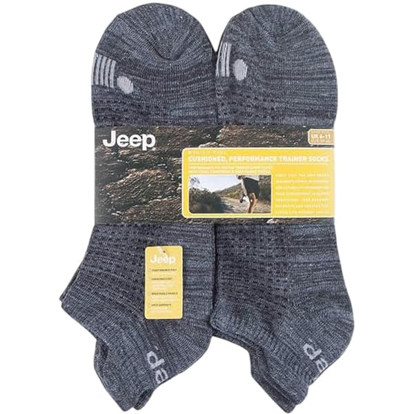 Jeep Herrstrumpor med dämpning (6-pack)