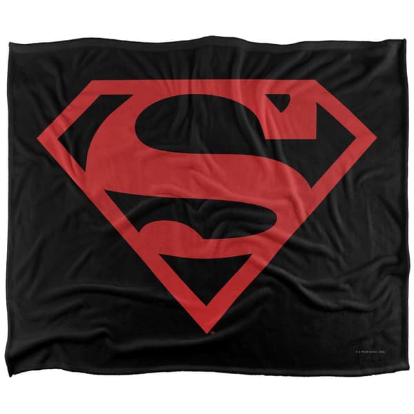 Superman Contrast Logo Blanket
