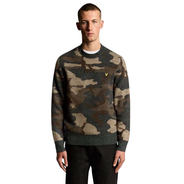 Lyle & Scott Herrtröja med kamouflagemönster