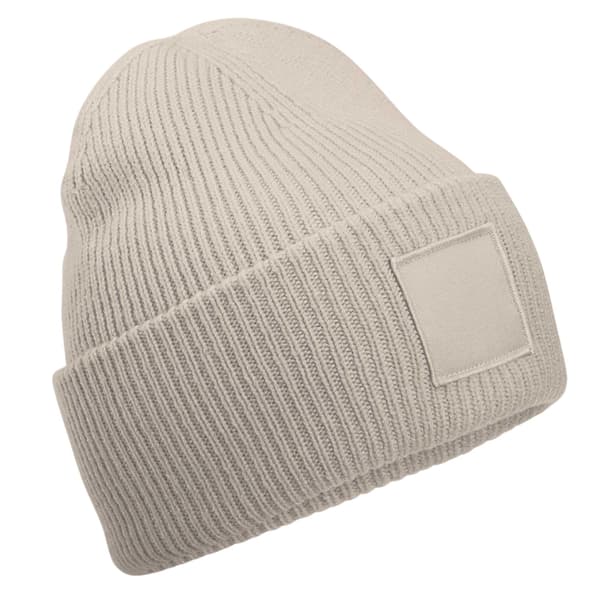 Beechfield Unisex Vuxen Tonal Patch Ribbad Mössa