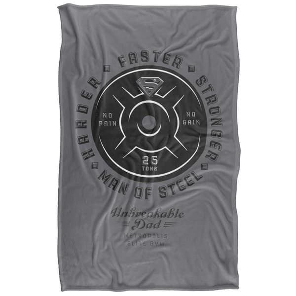 Superman Unbreakable Dad Blanket