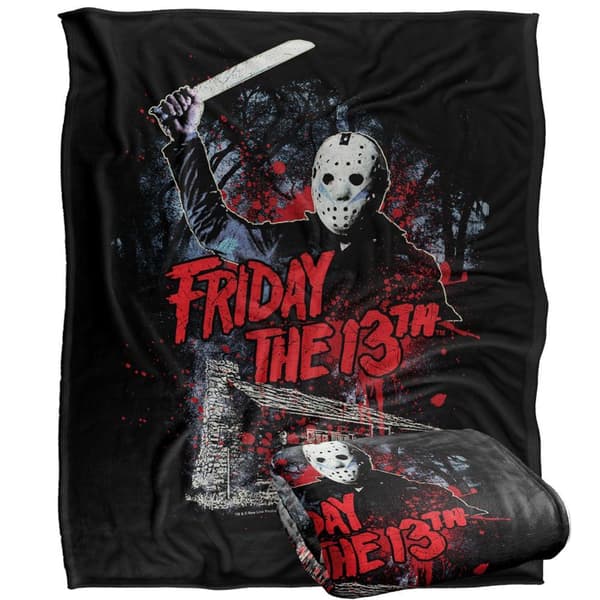 Friday The 13th Soft Touch Log Cabin Blanket