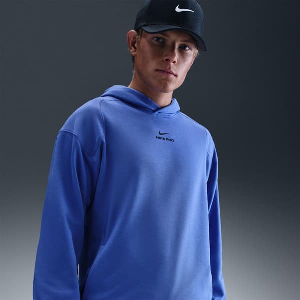 Nike Mens Pro Regular Training Pullover Hoodie