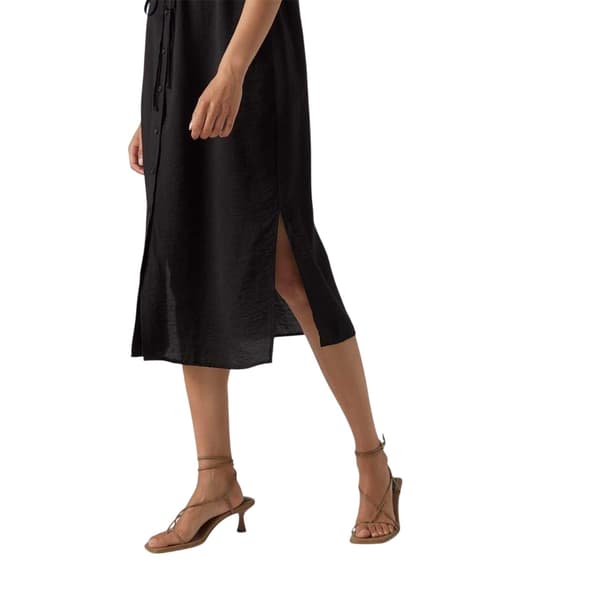Vero Moda Dam Iris Krage Midi Skjortklänning