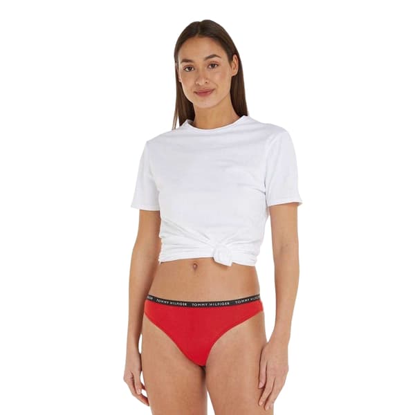 Tommy Hilfiger Dam/Dam Logo Bomullstrosa (3-pack)