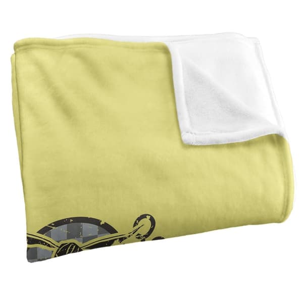 Harry Potter Quidditch Hufflepuff Crest Soft Touch Blanket
