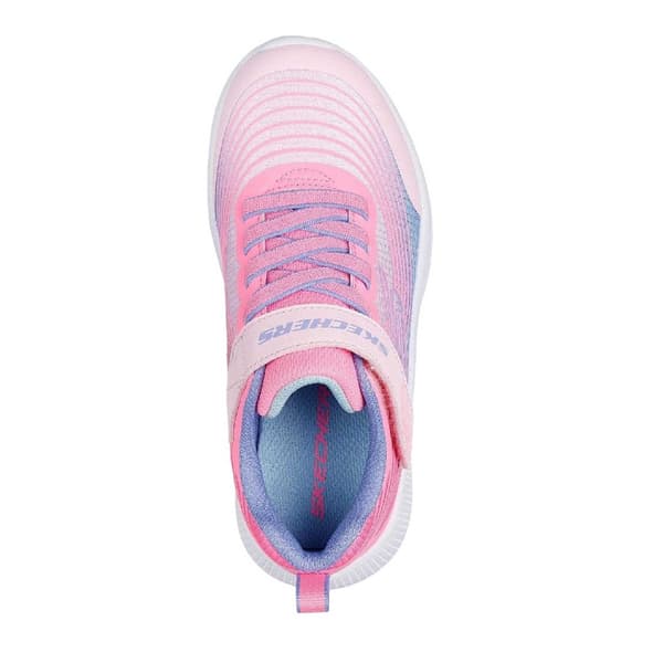 Skechers Girls Microspec Logo Mesh Trainers