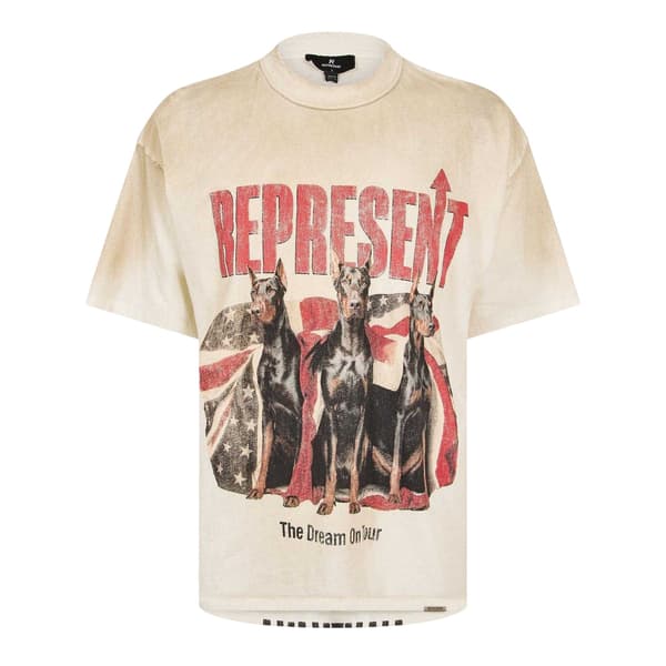 Represent Mens Logo Oversized T-Shirt
