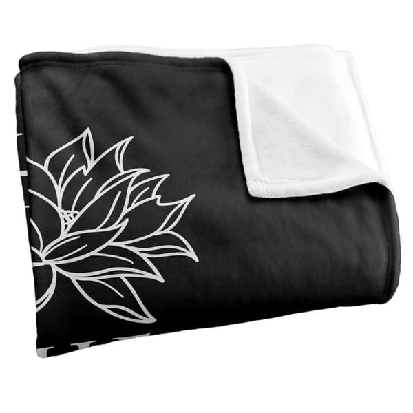 The White Lotus Stacked Logo Soft Touch Blanket