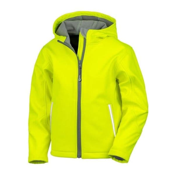 Result Core Kids Unisex Junior Hooded Softshell Jacket