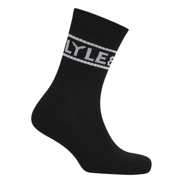 Lyle & Scott Herrstrumpor med text (3-pack)