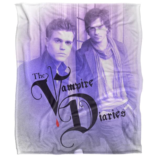 Vampire Diaries Deep Purple Blanket