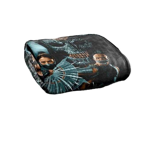 Mortal Kombat 2 Duotone Fighters Soft Touch Blanket