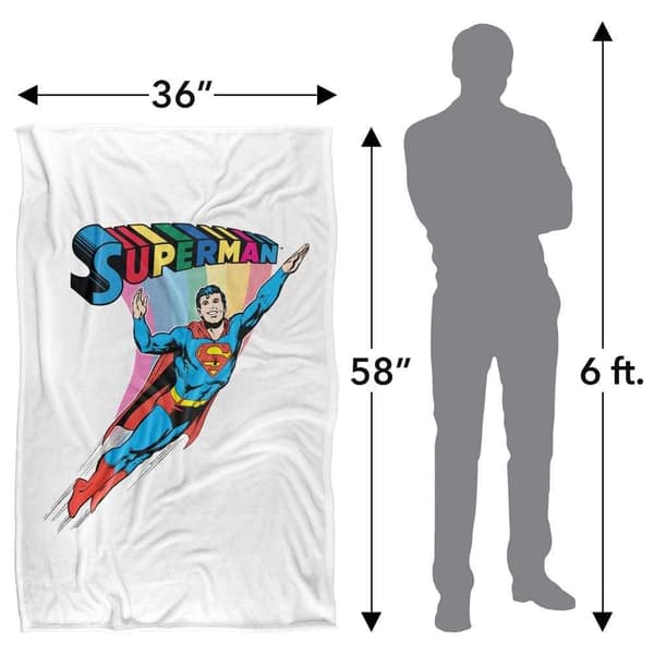 Superman Rainbow Blanket