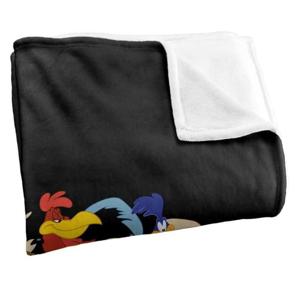 Looney Tunes Group Circle Logo Blanket