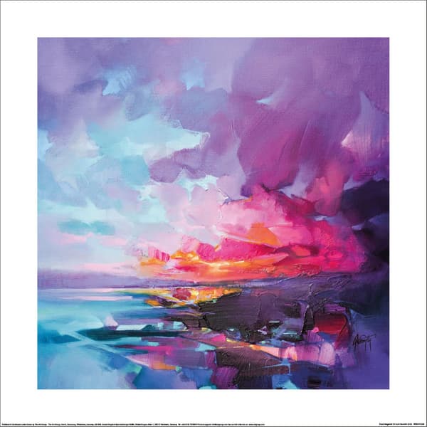 Scott Naismith Dusk Magenta Art Print