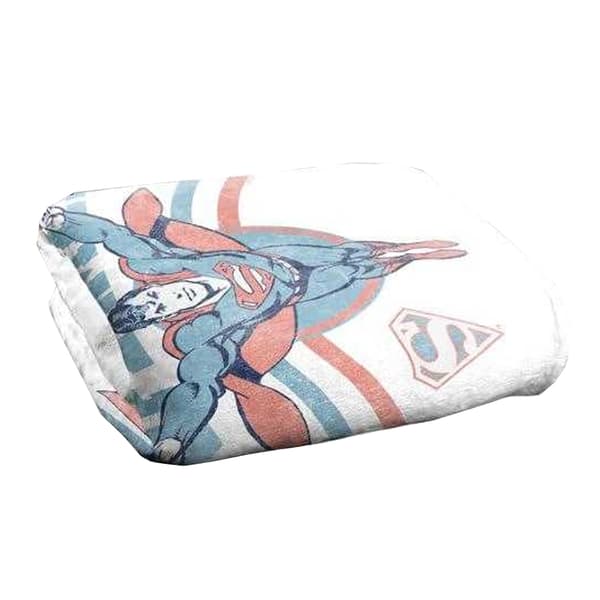 Superman Flying Stripes Soft Touch Blanket