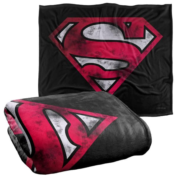 Superman War Torn Silky Shield Supersoft Filt