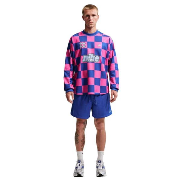 Nike Mens Checkerboard Long-Sleeved T-Shirt