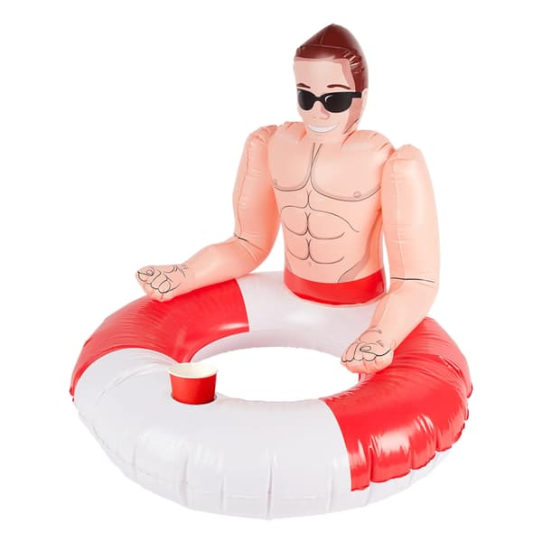 Smiffys Lifeguard Hunk Inflatable Ring