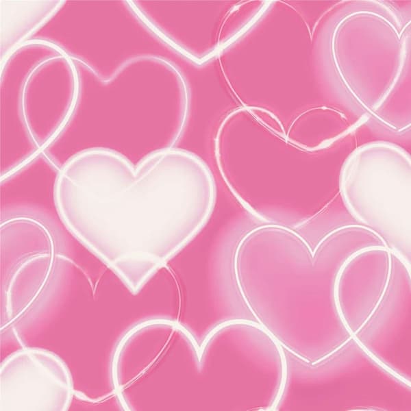 Arthouse Neon Heart Wallpaper