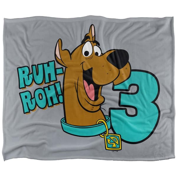 Scooby Doo Ruh Roh! I´m 3 Soft Touch Blanket