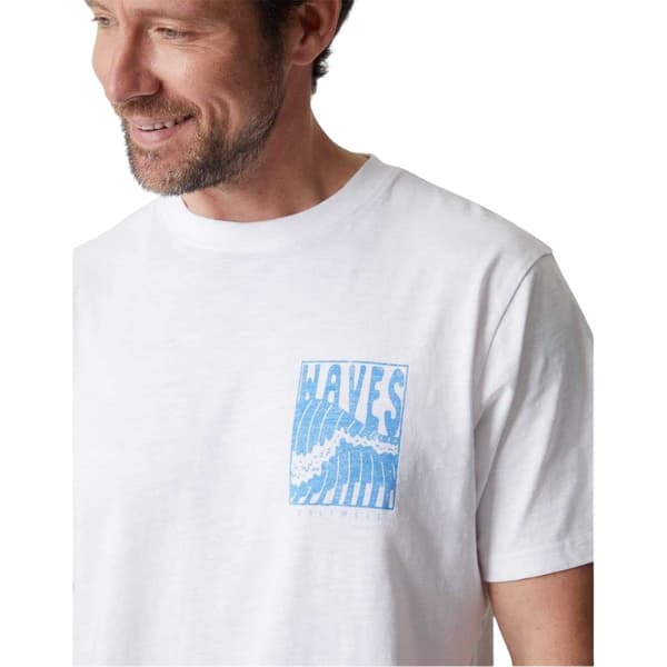 Saltwell Mens Argyle Waves Regular T-Shirt