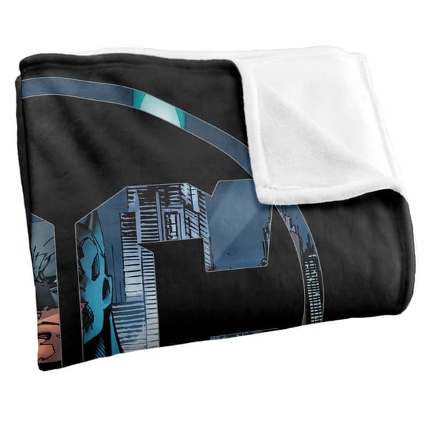 DC-logolla varustettu Batman-peitto