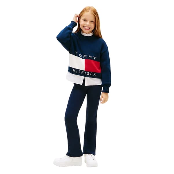 Tommy Hilfiger Flickor Elastiska Leggings
