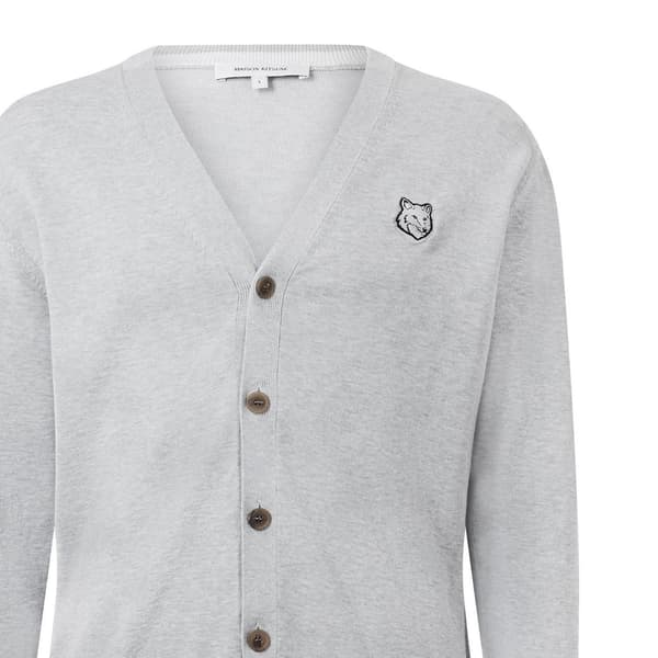 Maison Kitsuné Miesten Fox Head -neuletakki