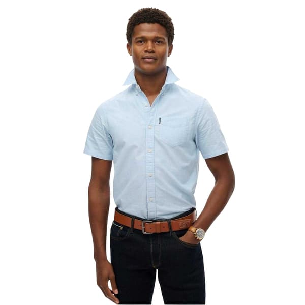 Superdry Herr Regular Kortärmad Skjorta