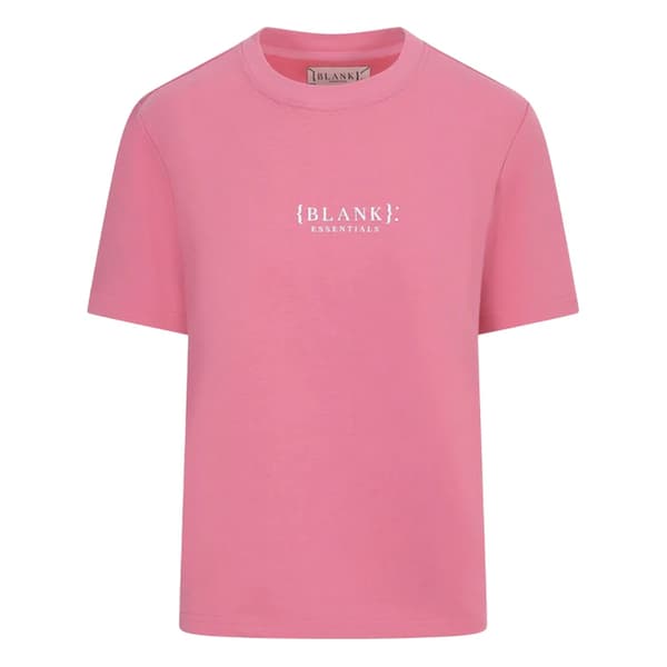 Blank Essentials T-shirt med logotyp för damer