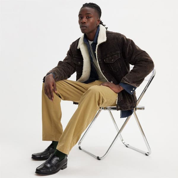 Levis Mens Authentic Straight Chinos