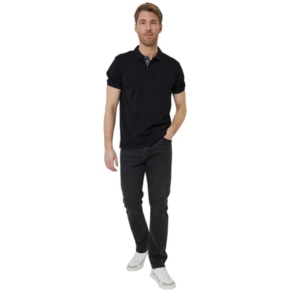Threadbare Mens Regular Rolled Short Sleeves Polo Shirt