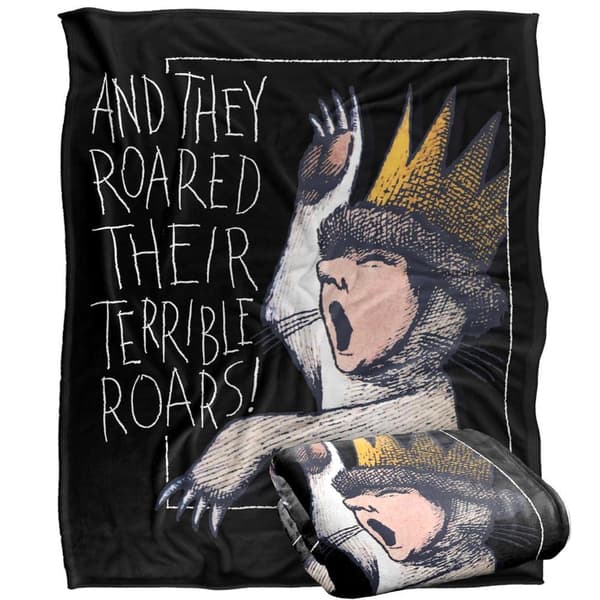 Where The Wild Things Are And They Roared Soft Touch Blanket