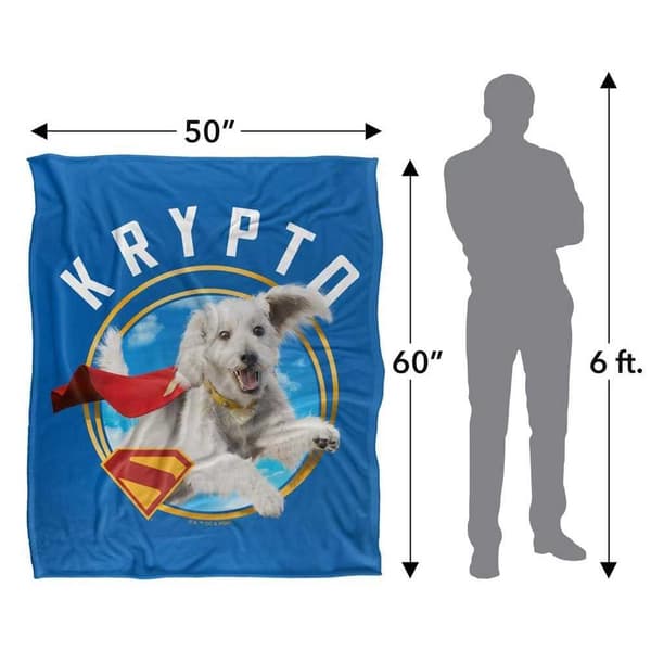 Superman Krypto 2025 Sky Blanket