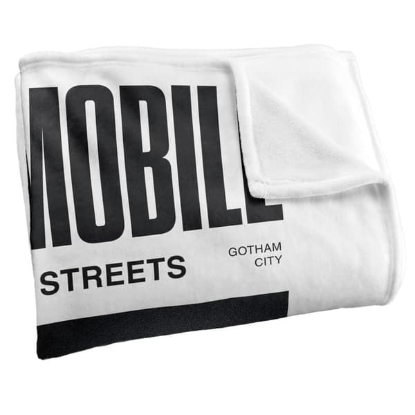 Batman Live Shots Batmobile Blanket