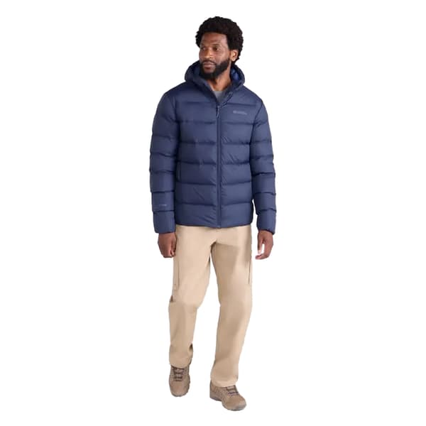 Mountain Warehouse Mens Stratus Down Packable Hooded Jacket