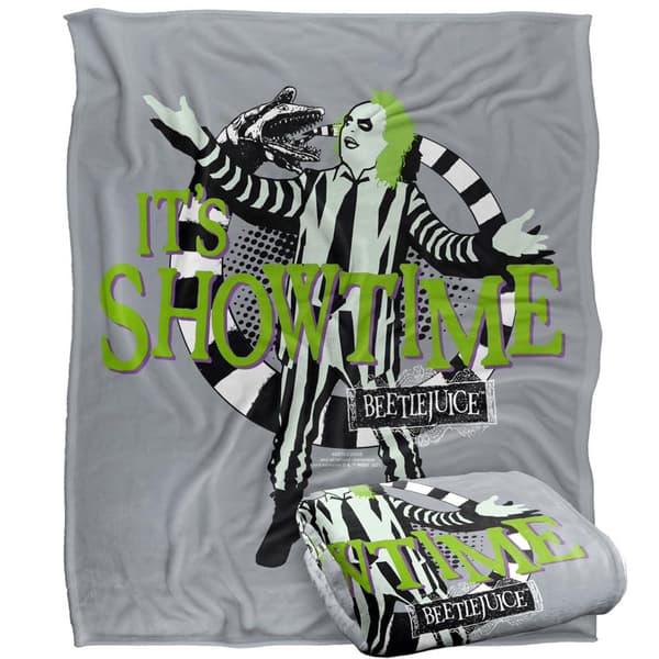 Beetlejuice It´s Showtime Soft Touch Blanket