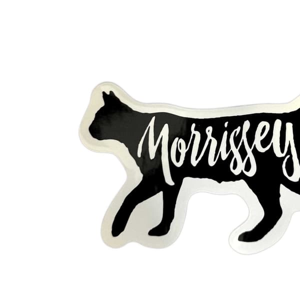 Morrissey Logo Cat Sticker